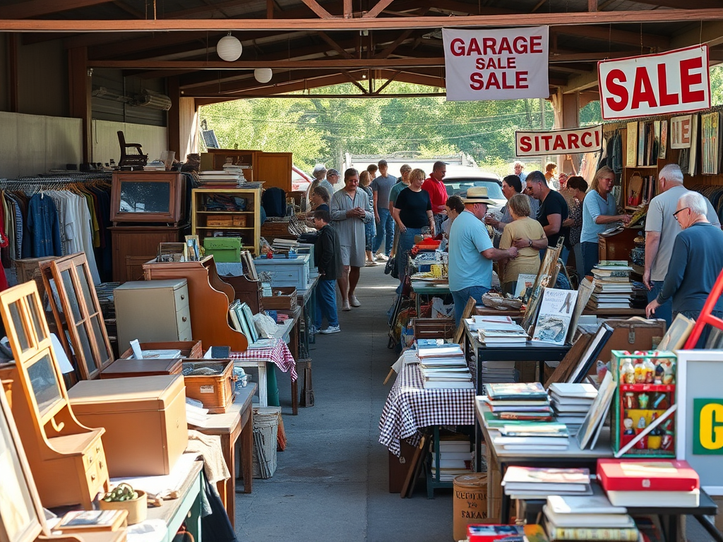 flea markets and vintage